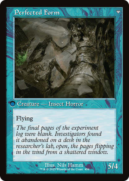 Aberrant Researcher // Perfected Form (INR-052) - Innistrad Remastered Foil