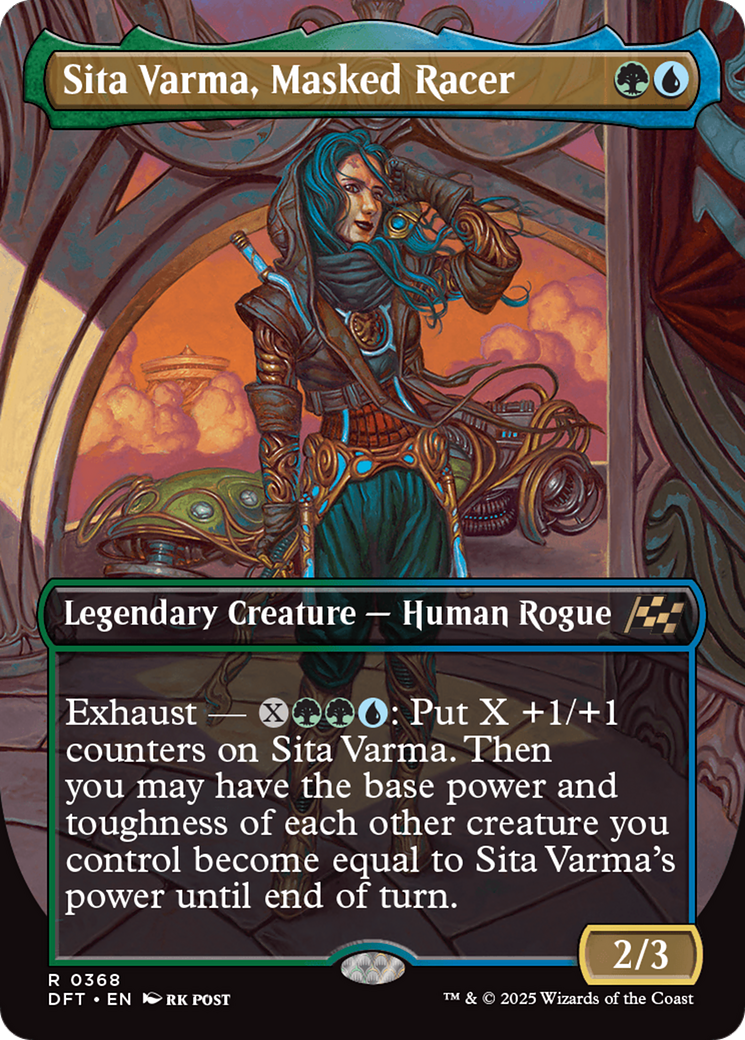 Sita Varma, Masked Racer (DFT-368) - Aetherdrift (Borderless)