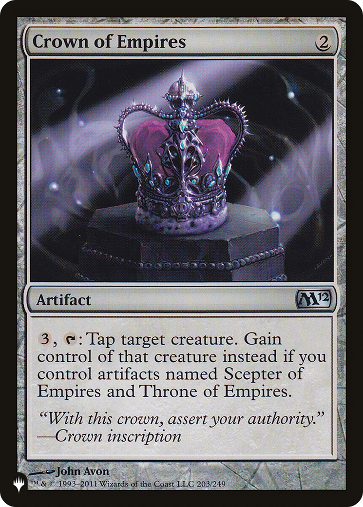 Crown of Empires (LIST-M12-203) - The List