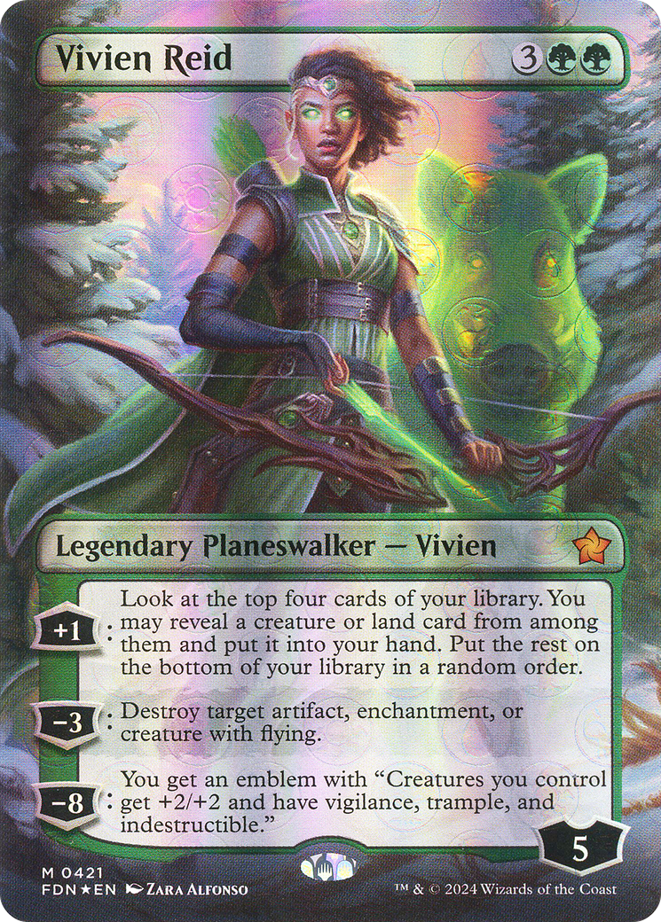 Vivien Reid (FDN-421) - Foundations (Borderless) Foil