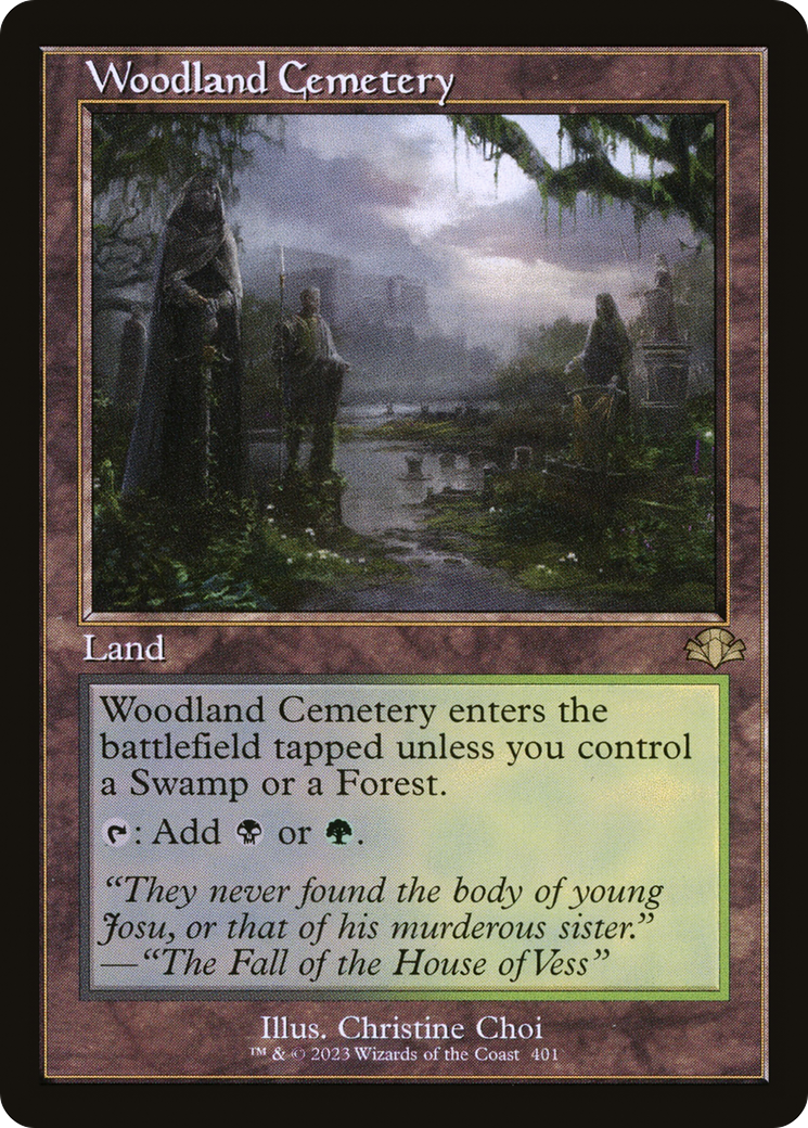 Woodland Cemetery (DMR-401) - Dominaria Remastered Foil