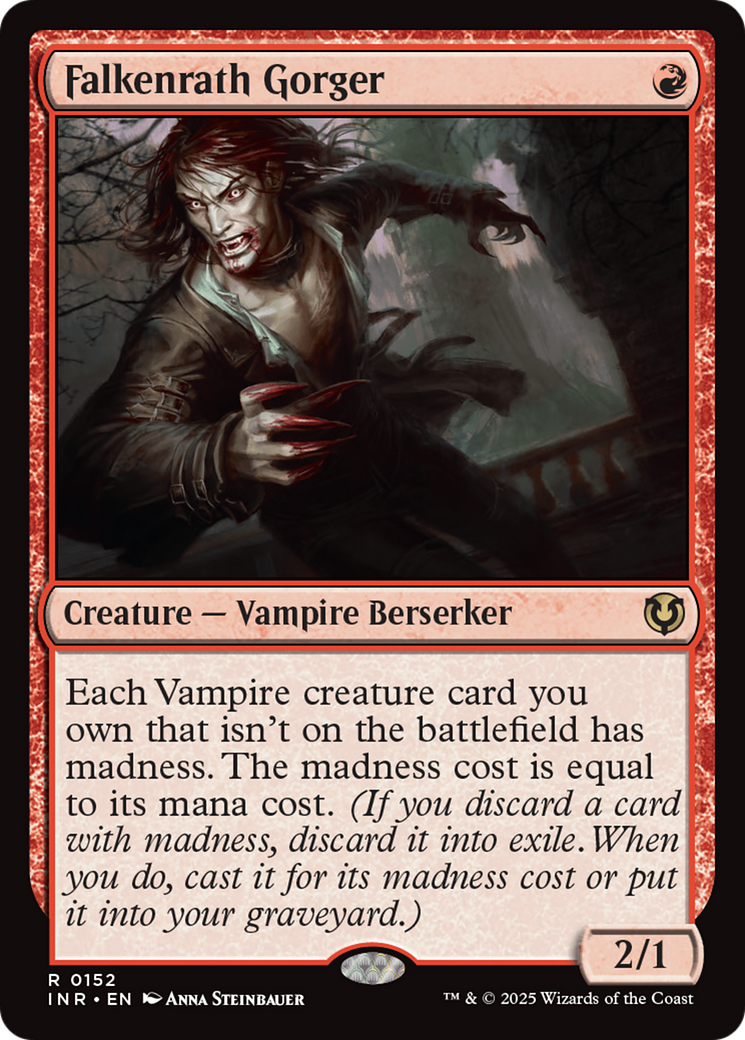 Falkenrath Gorger (INR-152) - Innistrad Remastered Foil