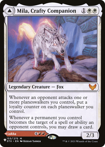 Mila, Crafty Companion // Lukka, Wayward Bonder (LIST-STX-153) - The List