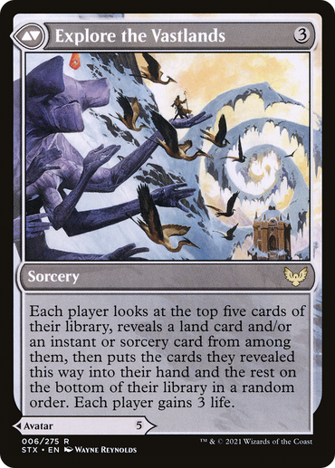 Wandering Archaic // Explore the Vastlands (STX-006) - Strixhaven: School of Mages Foil