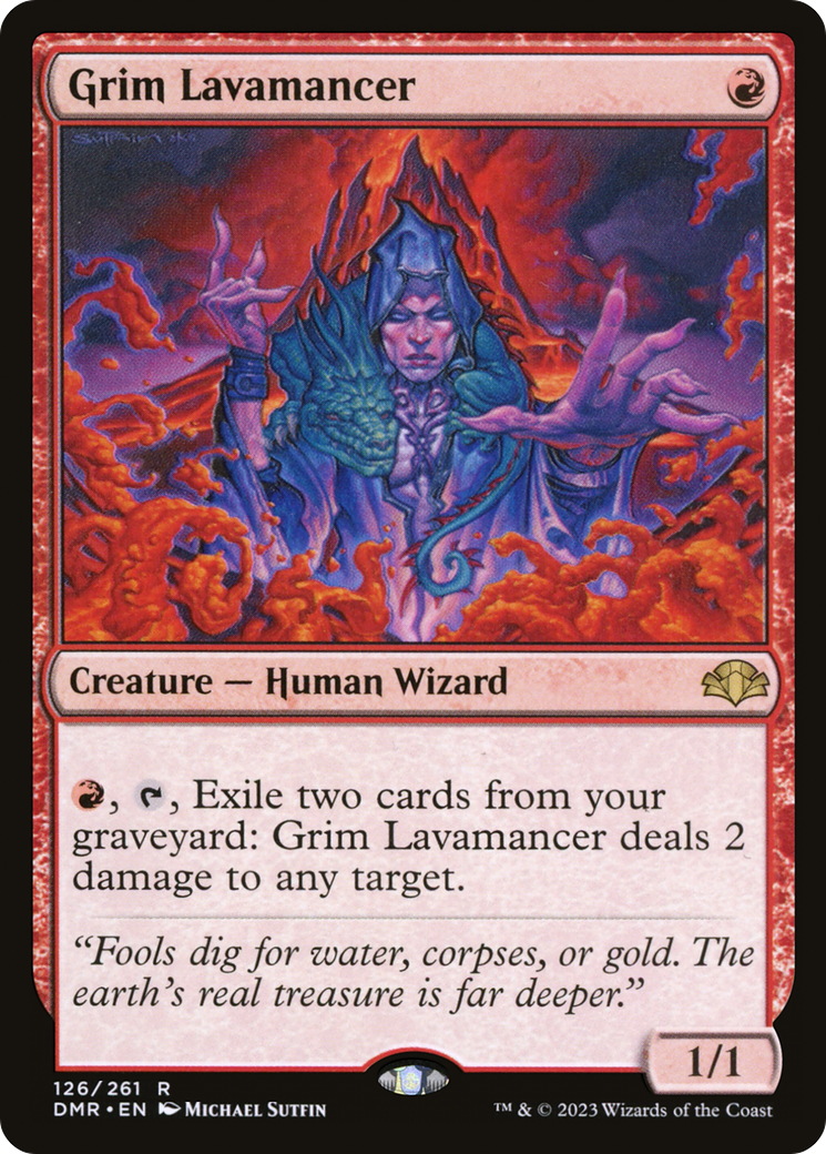 Grim Lavamancer (DMR-126) - Dominaria Remastered