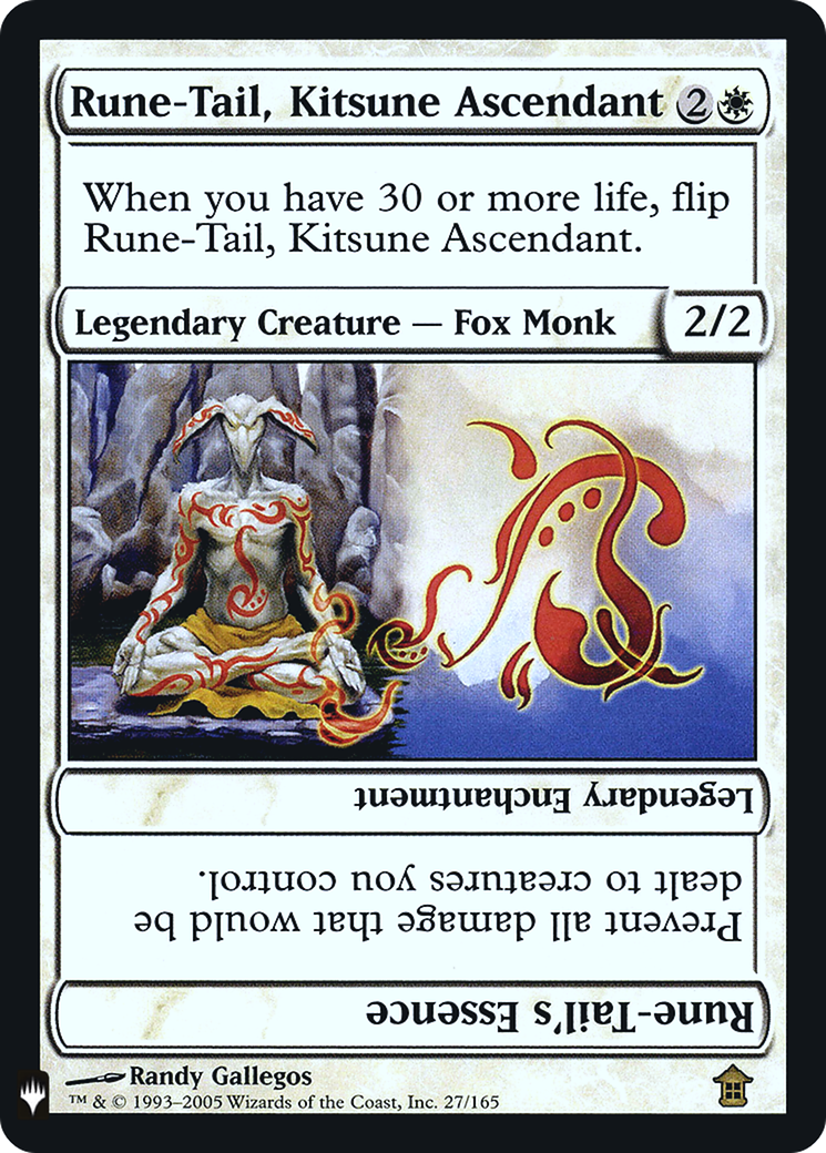 Rune-Tail, Kitsune Ascendant // Rune-Tail's Essence (PLST-SOK-27) - The List