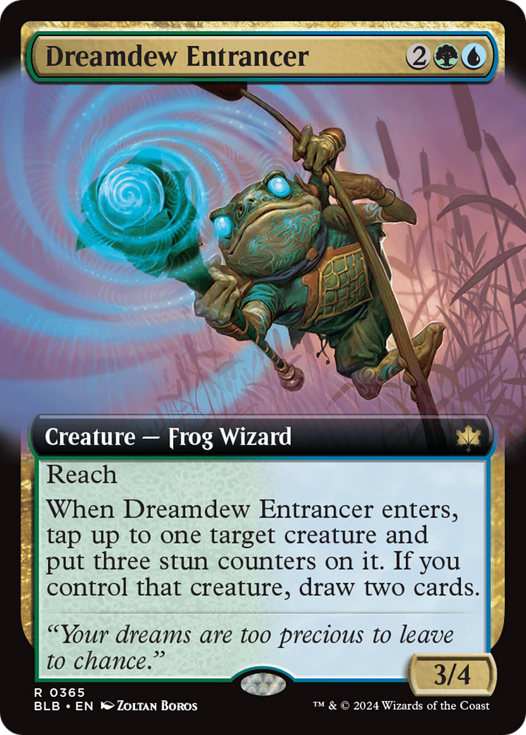 Dreamdew Entrancer (BLB-365) - Bloomburrow: (Extended Art) Foil