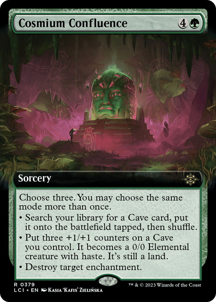 Cosmium Confluence (LCI-379) - The Lost Caverns of Ixalan: (Extended Art) Foil