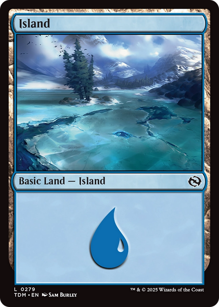 Island (TDM-279) - Tarkir: Dragonstorm