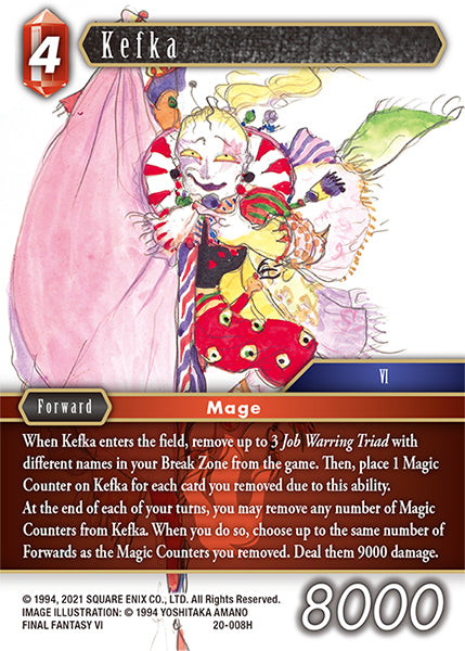 Kefka (FOIL) / Hero / Opus XX