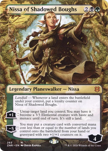Nissa of Shadowed Boughs (Borderless) / ZNR