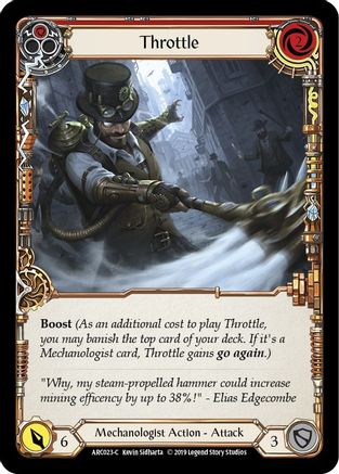 Throttle (Red) (ARC023) - Arcane Rising 1st Edition