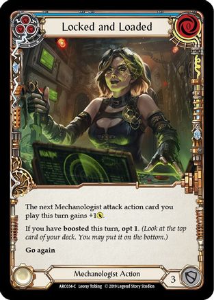 Locked and Loaded (Blue) (ARC034) - Arcane Rising Unlimited Edition