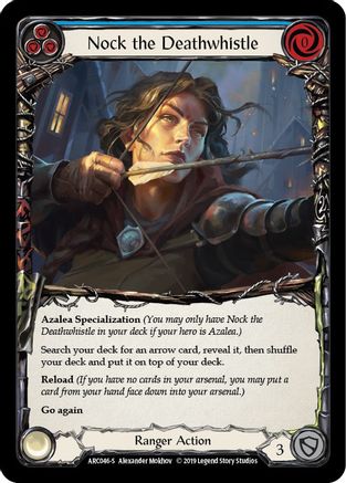 Nock the Deathwhistle (ARC046) - Arcane Rising Unlimited Edition Rainbow Foil