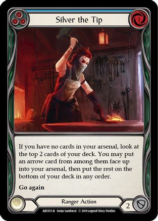 Silver the Tip (Blue) (ARC053) - Arcane Rising 1st Edition