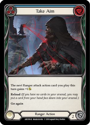 Take Aim (Blue) (ARC056) - Arcane Rising 1st Edition