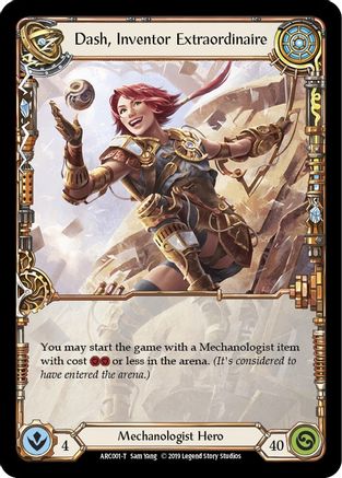 Dash, Inventor Extraordinaire // Nebula Blade (ARC001) - Arcane Rising 1st Edition