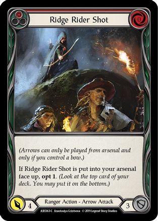 Ridge Rider Shot (Red) (ARC063) - Arcane Rising 1st Edition