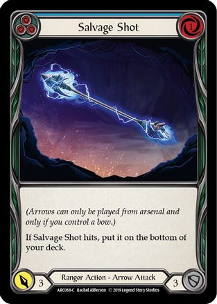 Salvage Shot (Blue) (ARC068) - Arcane Rising 1st Edition