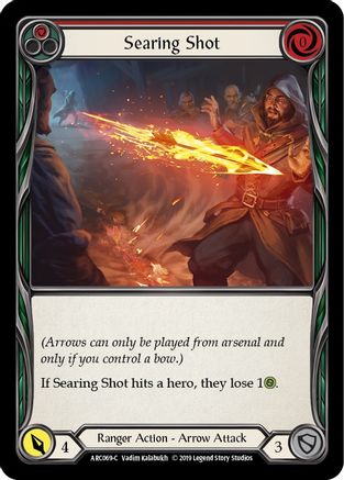 Searing Shot (Red) (ARC069) - Arcane Rising 1st Edition