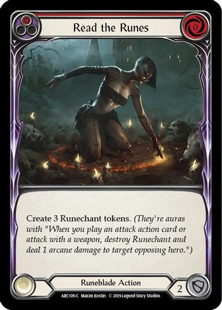 Read the Runes (Red) (ARC109) - Arcane Rising Unlimited Edition