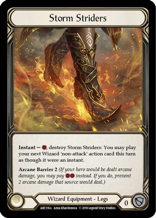 Storm Striders (ARC116) - Arcane Rising 1st Edition Cold Foil