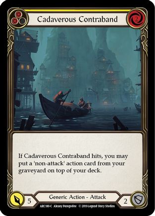 Cadaverous Contraband (Yellow) (ARC180) - Arcane Rising Unlimited Edition