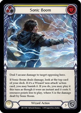 Sonic Boom (ARC119) - Arcane Rising 1st Edition