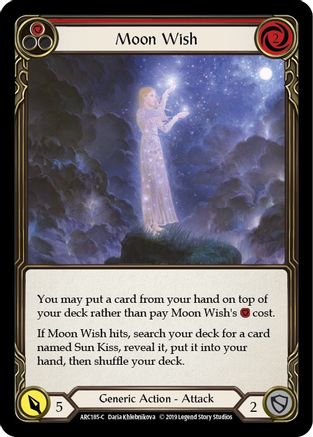 Moon Wish (Red) (ARC185) - Arcane Rising Unlimited Edition