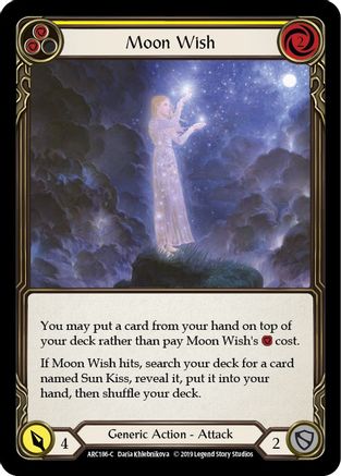Moon Wish (Yellow) (ARC186) - Arcane Rising Unlimited Edition