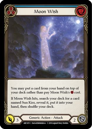 Moon Wish (Blue) (ARC187) - Arcane Rising 1st Edition
