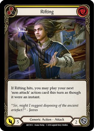Rifting (Yellow) (ARC195) - Arcane Rising 1st Edition