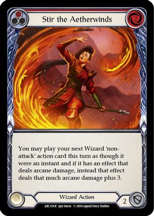 Stir the Aetherwinds (Red) (ARC129) - Arcane Rising Unlimited Edition