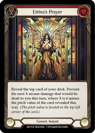 Eirina's Prayer (Red) (ARC173) - Arcane Rising Unlimited Edition