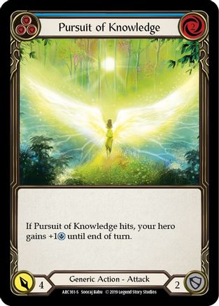 Pursuit of Knowledge (ARC161) - Arcane Rising Unlimited Edition Rainbow Foil