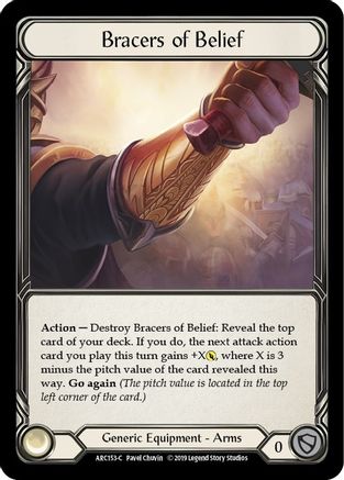 Bracers of Belief (ARC153) - Arcane Rising 1st Edition