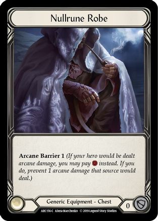Nullrune Robe (ARC156) - Arcane Rising Unlimited Edition Rainbow Foil