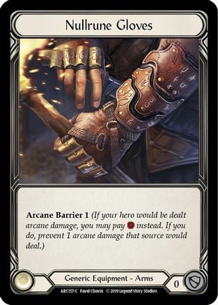 Nullrune Gloves (ARC157) - Arcane Rising Unlimited Edition