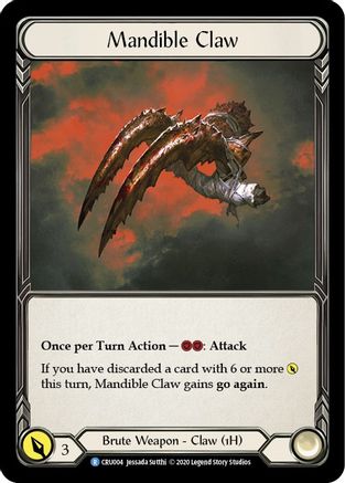 Mandible Claw (CRU004) - Crucible of War Unlimited Edition Rainbow Foil