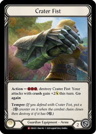Crater Fist (CRU025) - Crucible of War Unlimited Edition