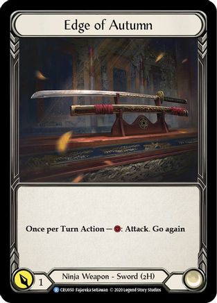 Edge of Autumn (CRU050) - Crucible of War Unlimited Edition Rainbow Foil