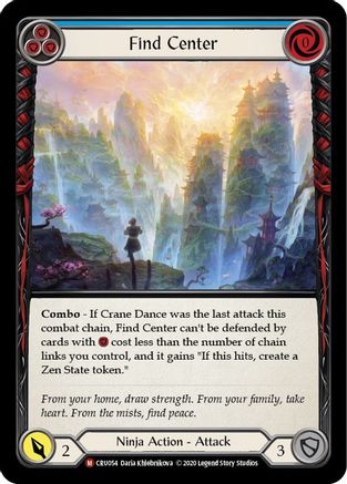 Find Center (CRU054) - Crucible of War Unlimited Edition Rainbow Foil