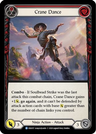 Crane Dance (Red) (CRU057) - Crucible of War Unlimited Edition