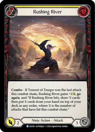 Rushing River (Yellow) (CRU061) - Crucible of War Unlimited Edition