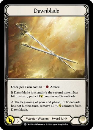 Dawnblade (CRU078) - Crucible of War Unlimited Edition Rainbow Foil
