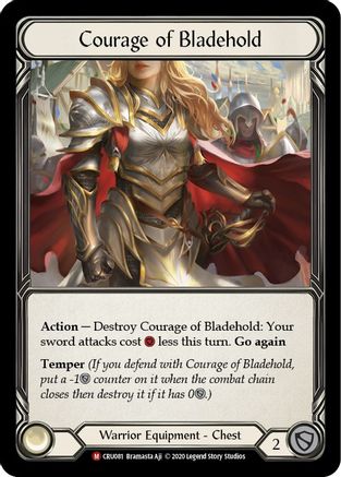 Courage of Bladehold (CRU081) - Crucible of War Unlimited Edition