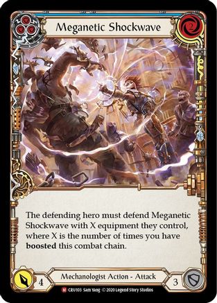 Meganetic Shockwave (CRU103) - Crucible of War 1st Edition