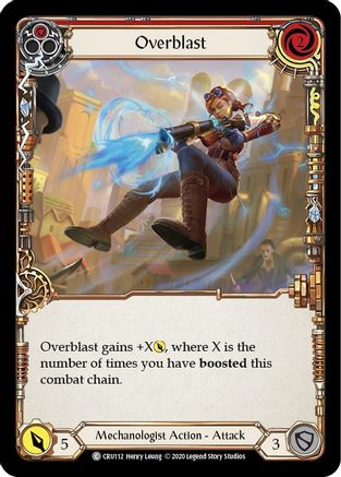 Overblast (Red) (CRU112) - Crucible of War Unlimited Edition