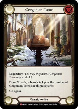 Gorganian Tome (CRU181) - Crucible of War 1st Edition