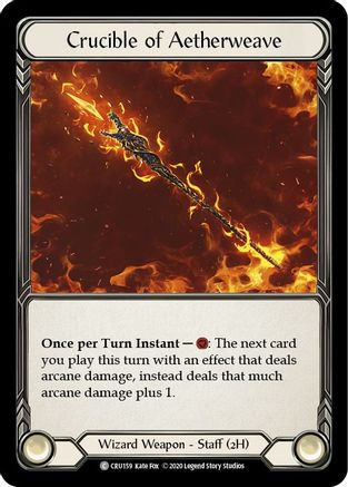Crucible of Aetherweave (CRU159) - Crucible of War Unlimited Edition Rainbow Foil